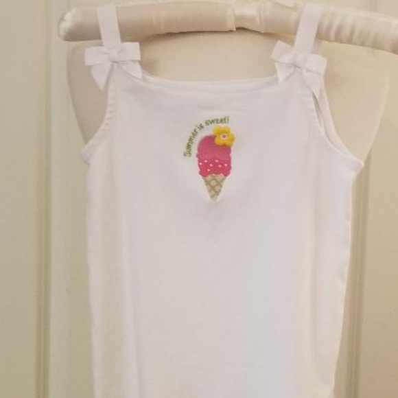 Gymboree 3T Ice Cream Cone Shorts Ruffle Pink Blue Cotton Jersey Girls New